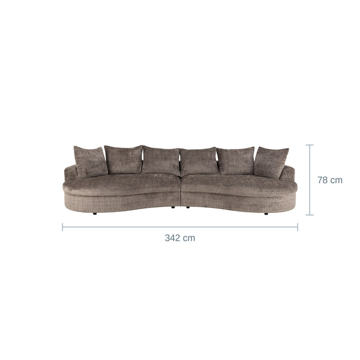Cordova Sofa, Juto Dusty Brown — MR157023185198