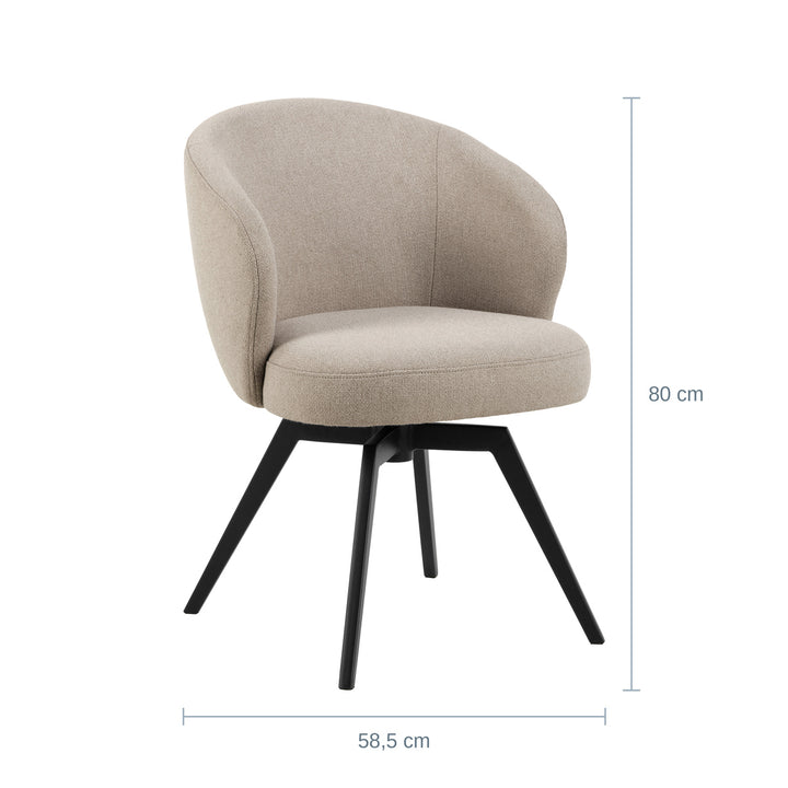 Darlene Spisestol, Alea Beige — MR182037146199
