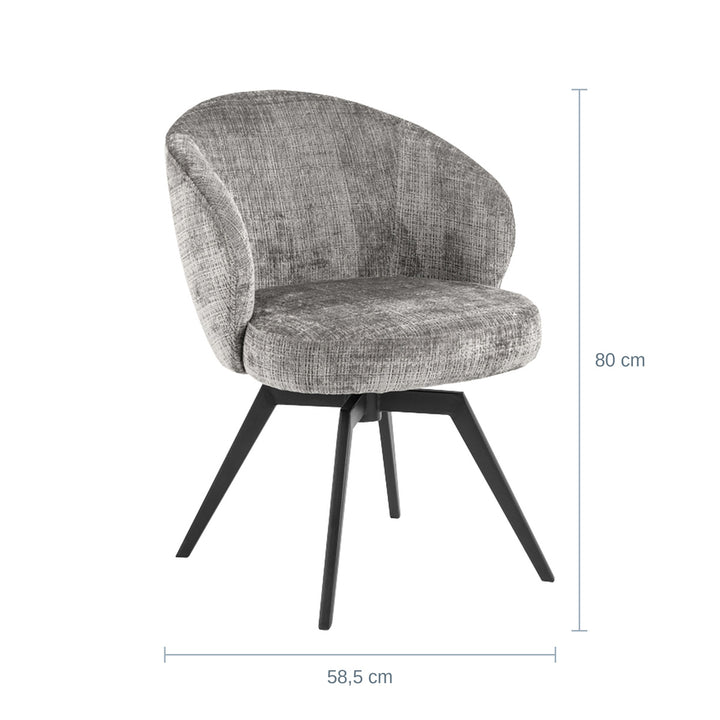 Darlene Spisestol, Juto Grå — MR182037186199