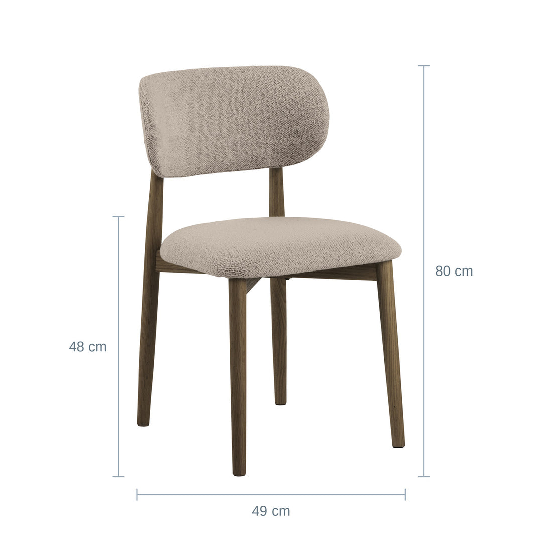 Absalon Spisestol, Smoked, Monza Beige — MR182041204203