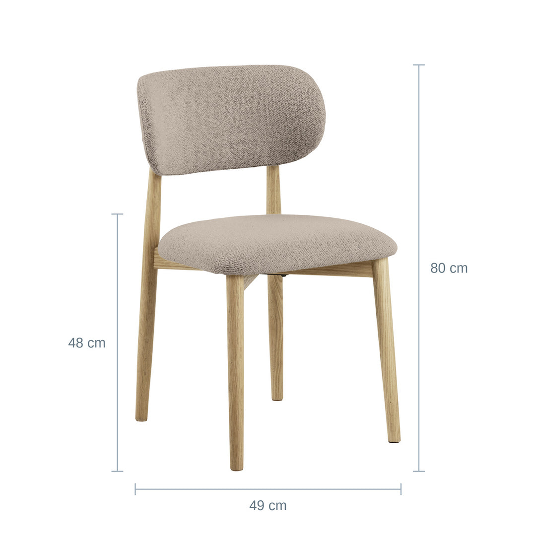 Absalon Spisestol, Naturoljet, Monza Beige — MR182041216203