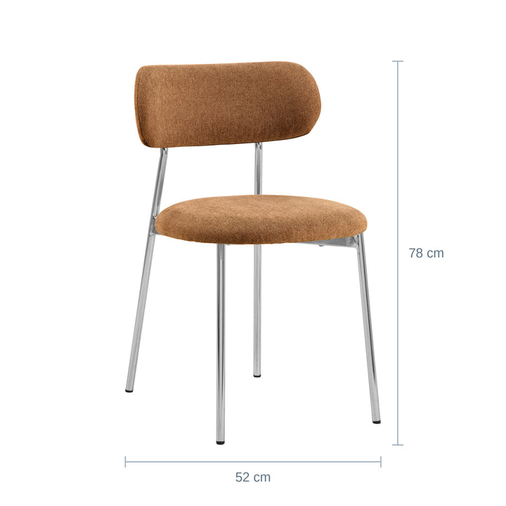 Lyric Spisestol, Terracotta — MR182046176216