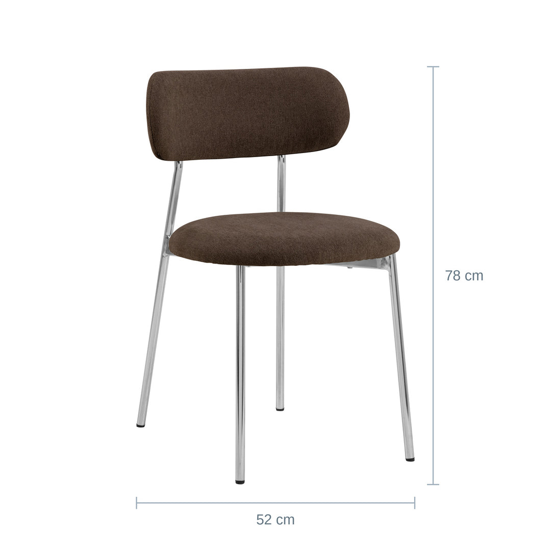 Lyric Spisestol, Brun — MR182046206216