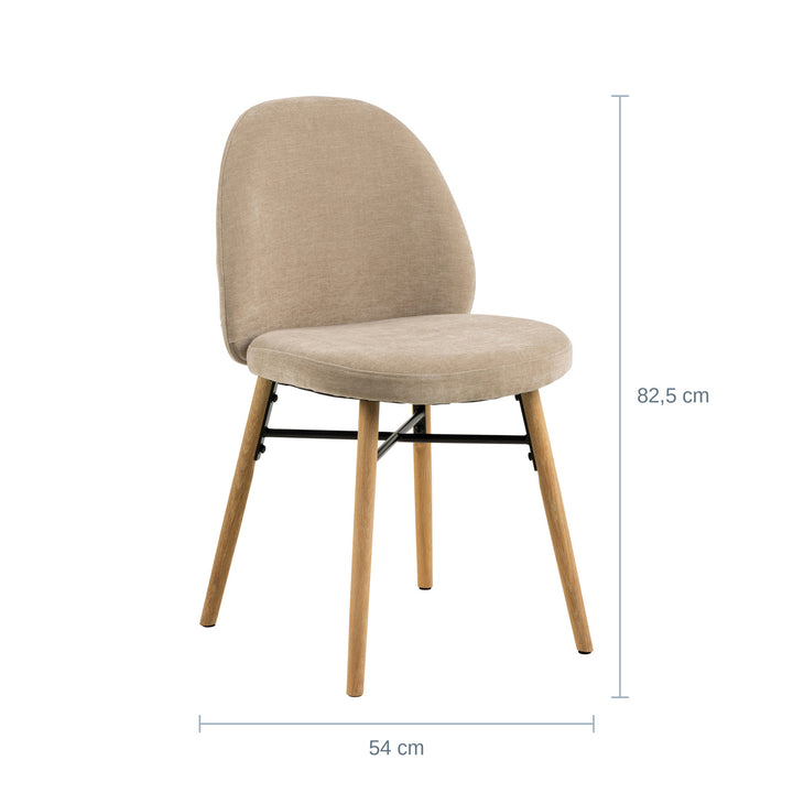 Sophia Spisestol, Beige — MR182048183224