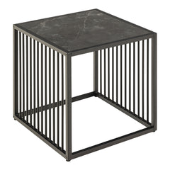 Sort Marmor Print