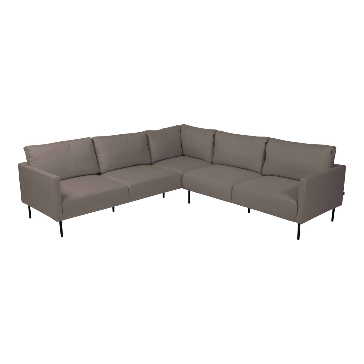 Hartman Evita Hjørnesofa, sort/brungrå