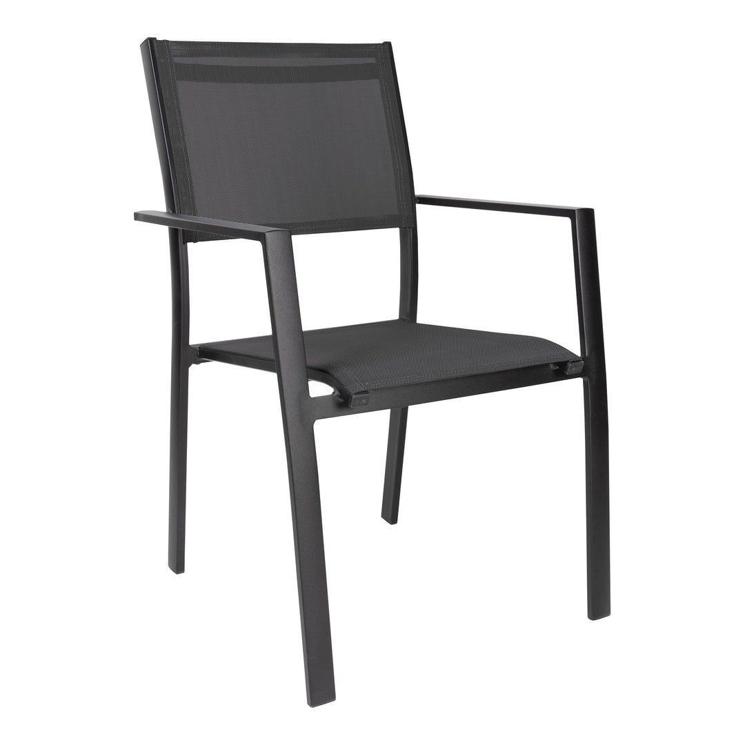 Jackson stablestol i sort tekstil