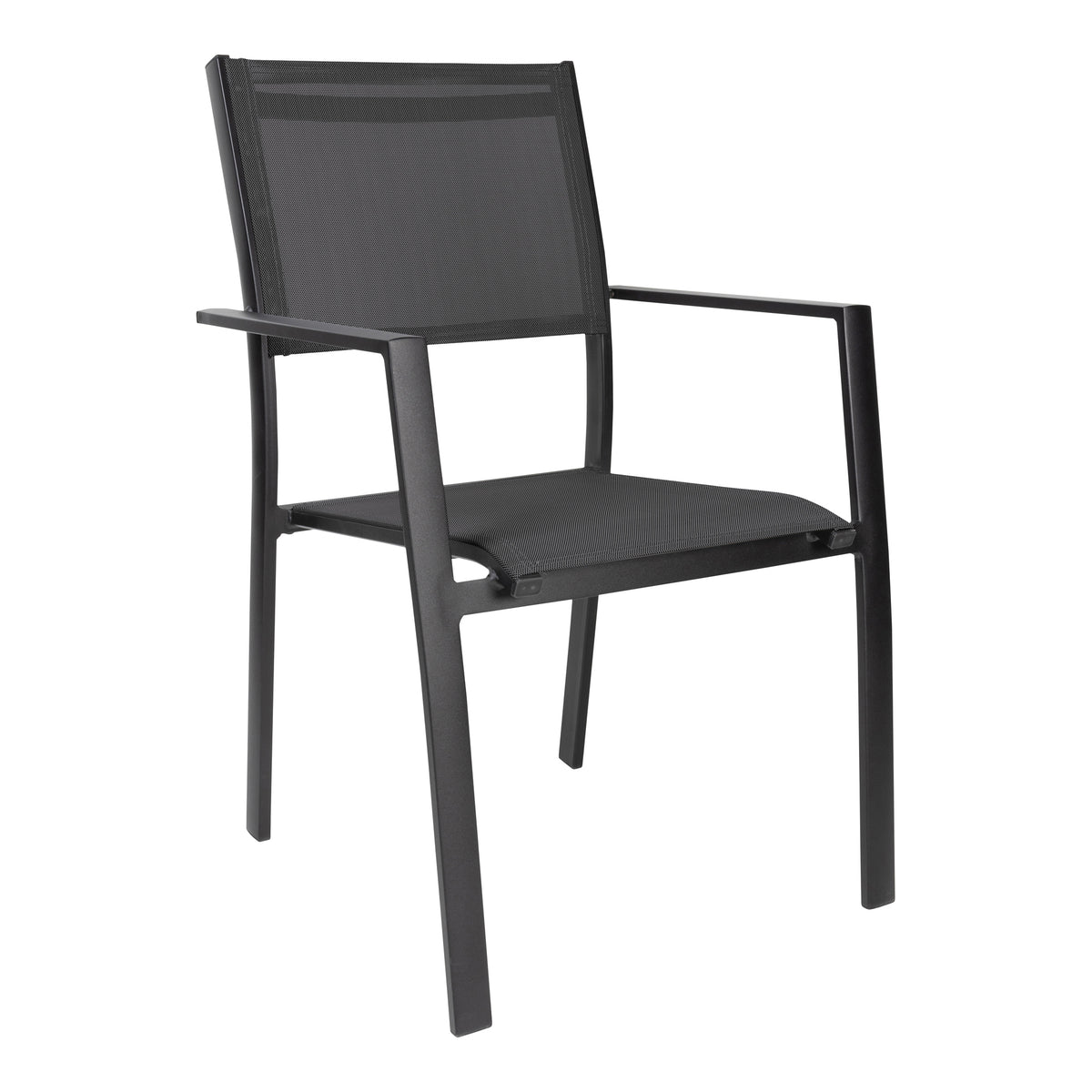 Jackson stablestol i sort tekstil