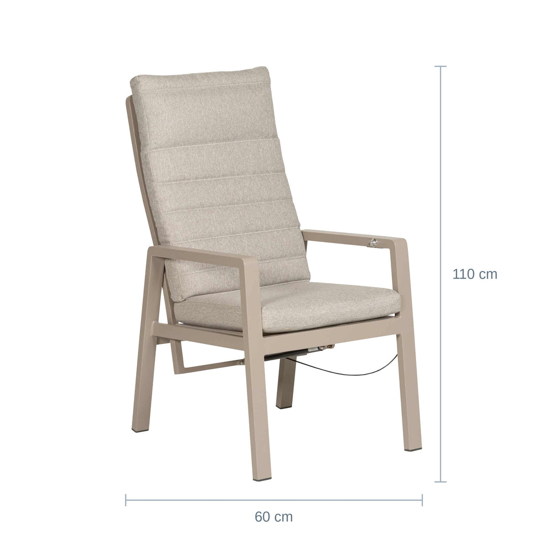 Almeria Spisestol, Sand — OS1070314993