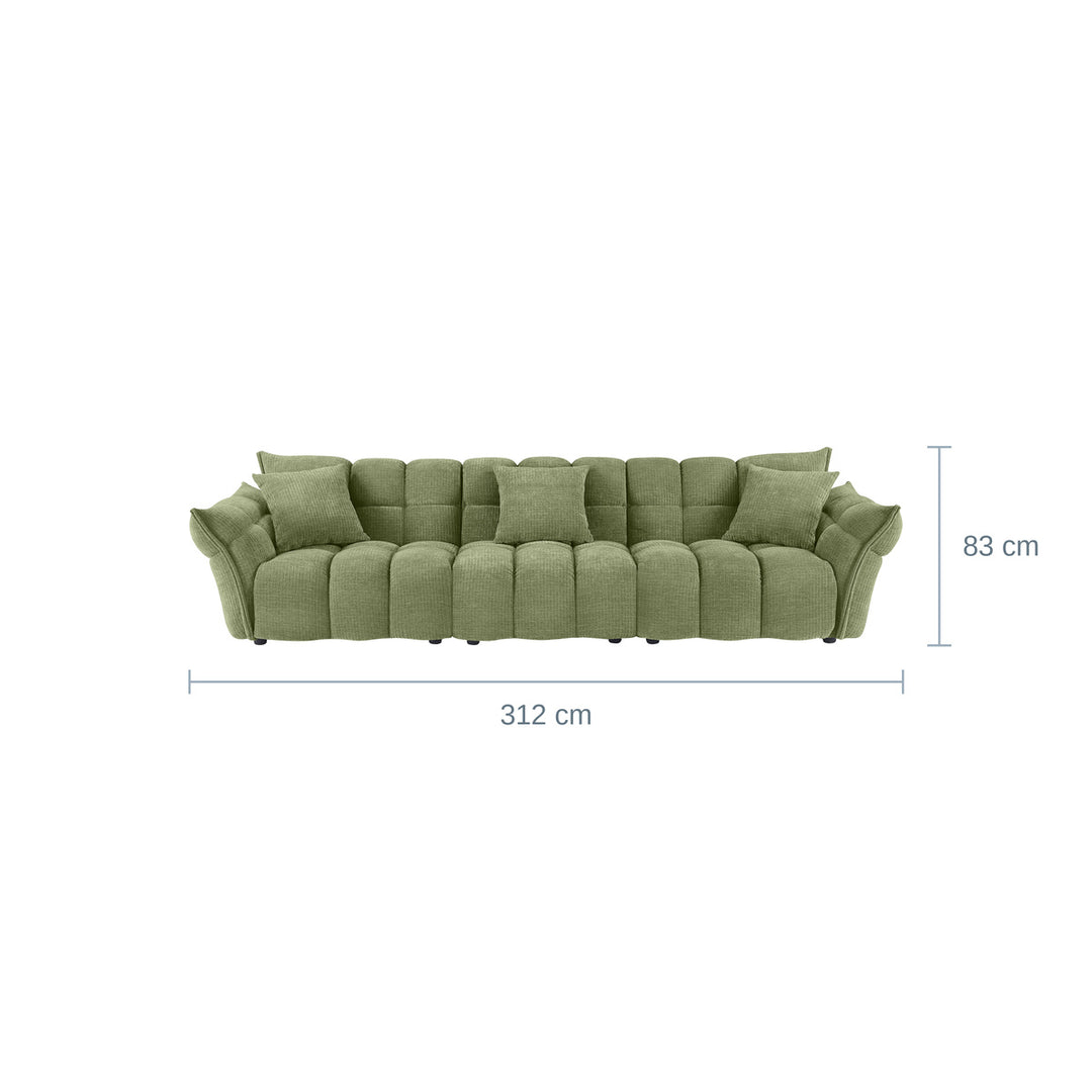 Marigold Sofa, Grønn, 4-seter — RB1570110418
