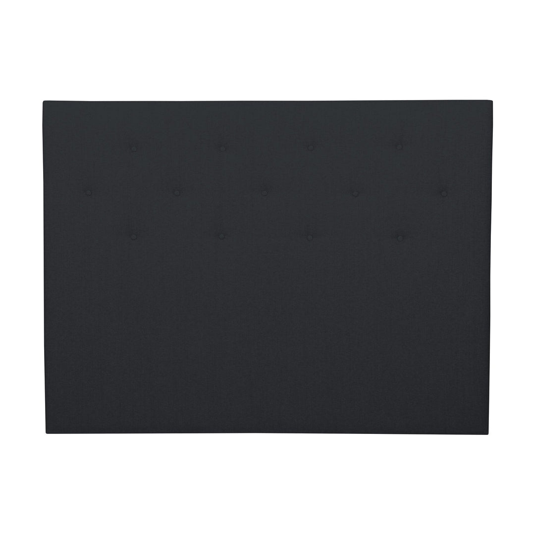 Rave HB1 sengegavl i antrasitt, knappetuftet stoff