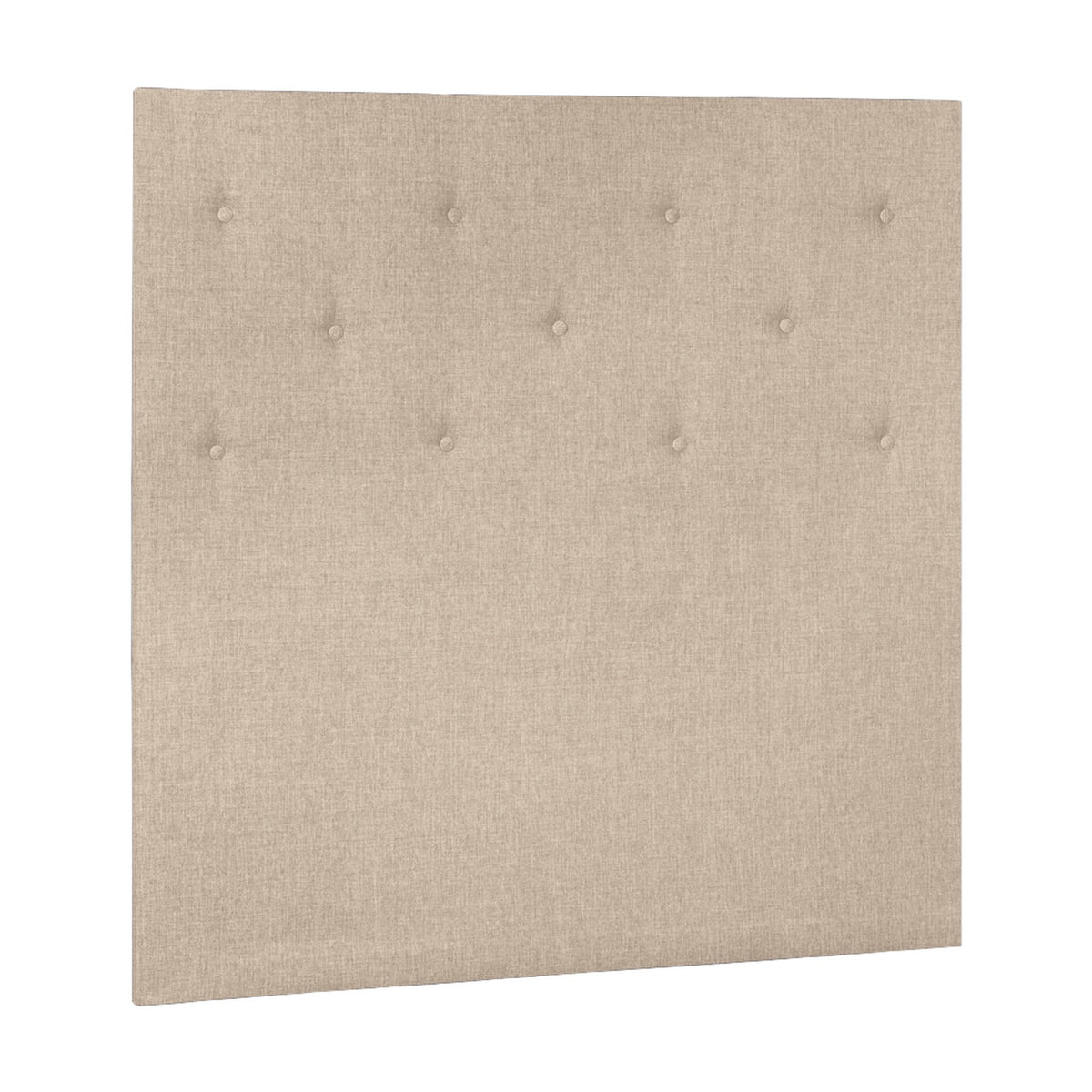 Rave HB1 sengegavl i beige, knappetuftet stoff