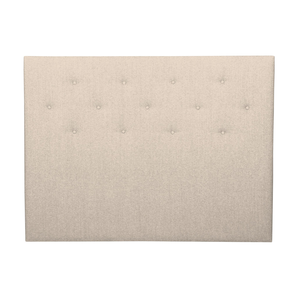 Rave HB1 sengegavl i beige, knappetuftet stoff