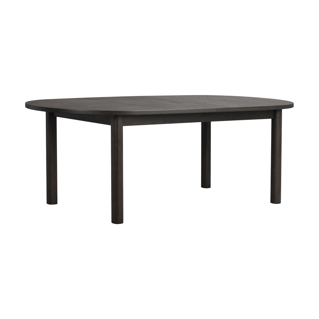 Rowico Gifford spisebord i brun eik med rund plate og runde ben