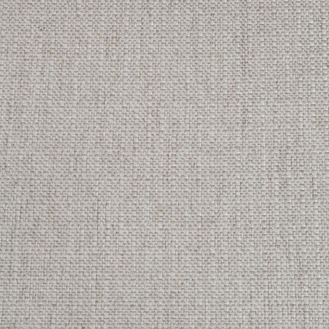 Rowico Rodham spisestol, nærbilde av det gråbeige tekstilet på setet.