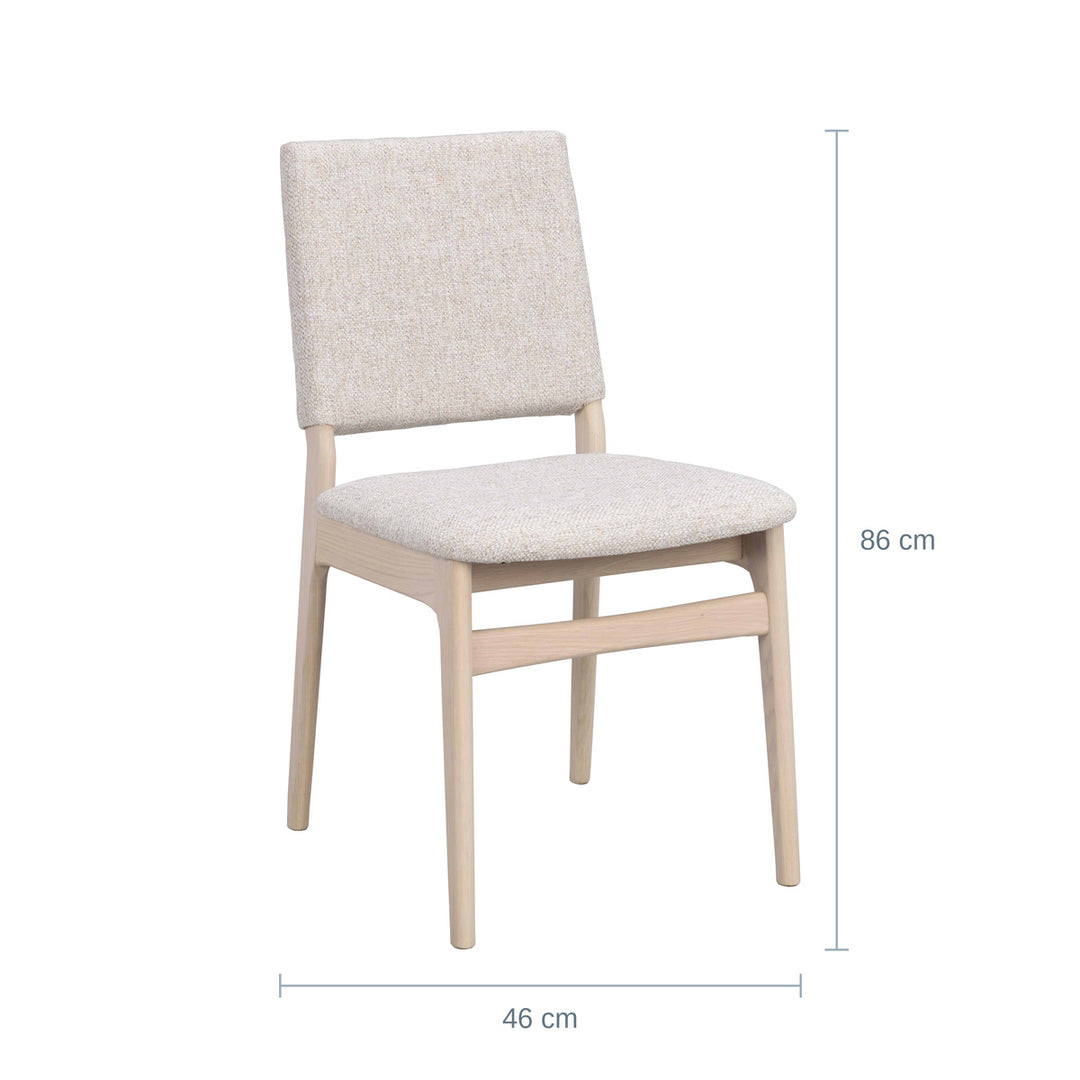 Rowico Medford Spisestol, Hvitpigmentert Eik — RQ18204931230