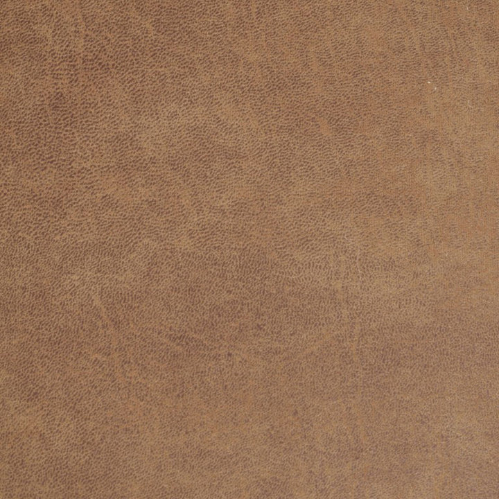 Rowico Livermore pall, nærbilde av cognacfarget tekstiltrekk i nubuck-look