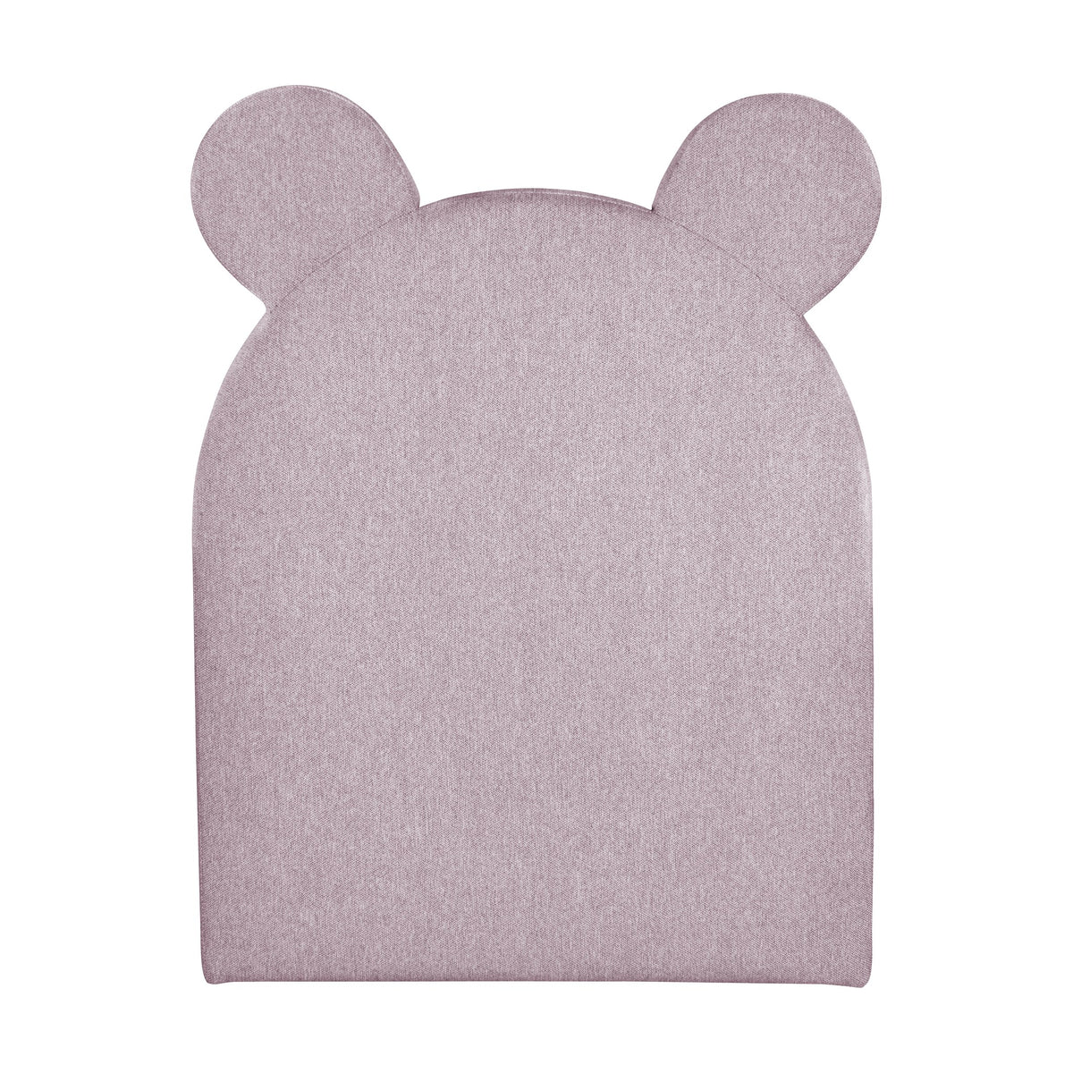Asleep Teddy sengegavl i rosa med bjørneører
