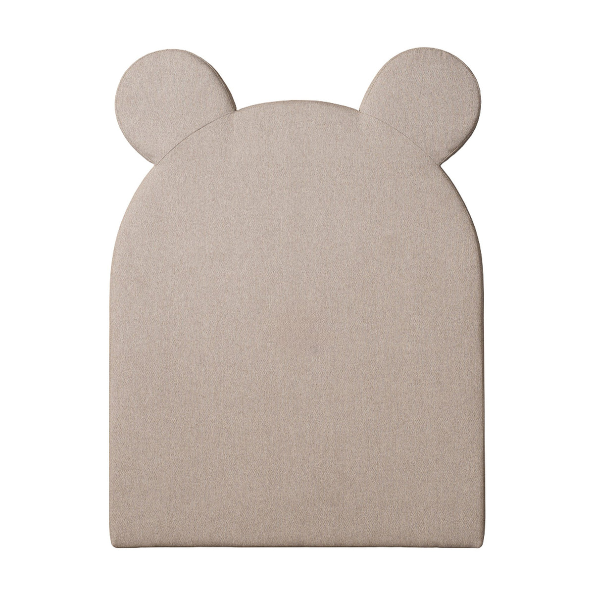 Asleep Teddy sengegavl i beige med bjørneører