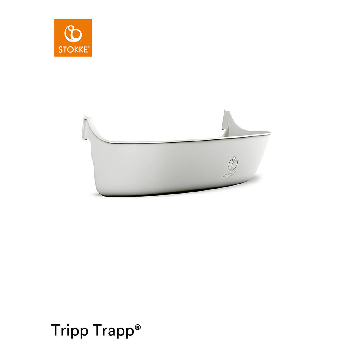 Stokke Tripp Trapp® Storage oppbevaringsboks i hvit til høystol
