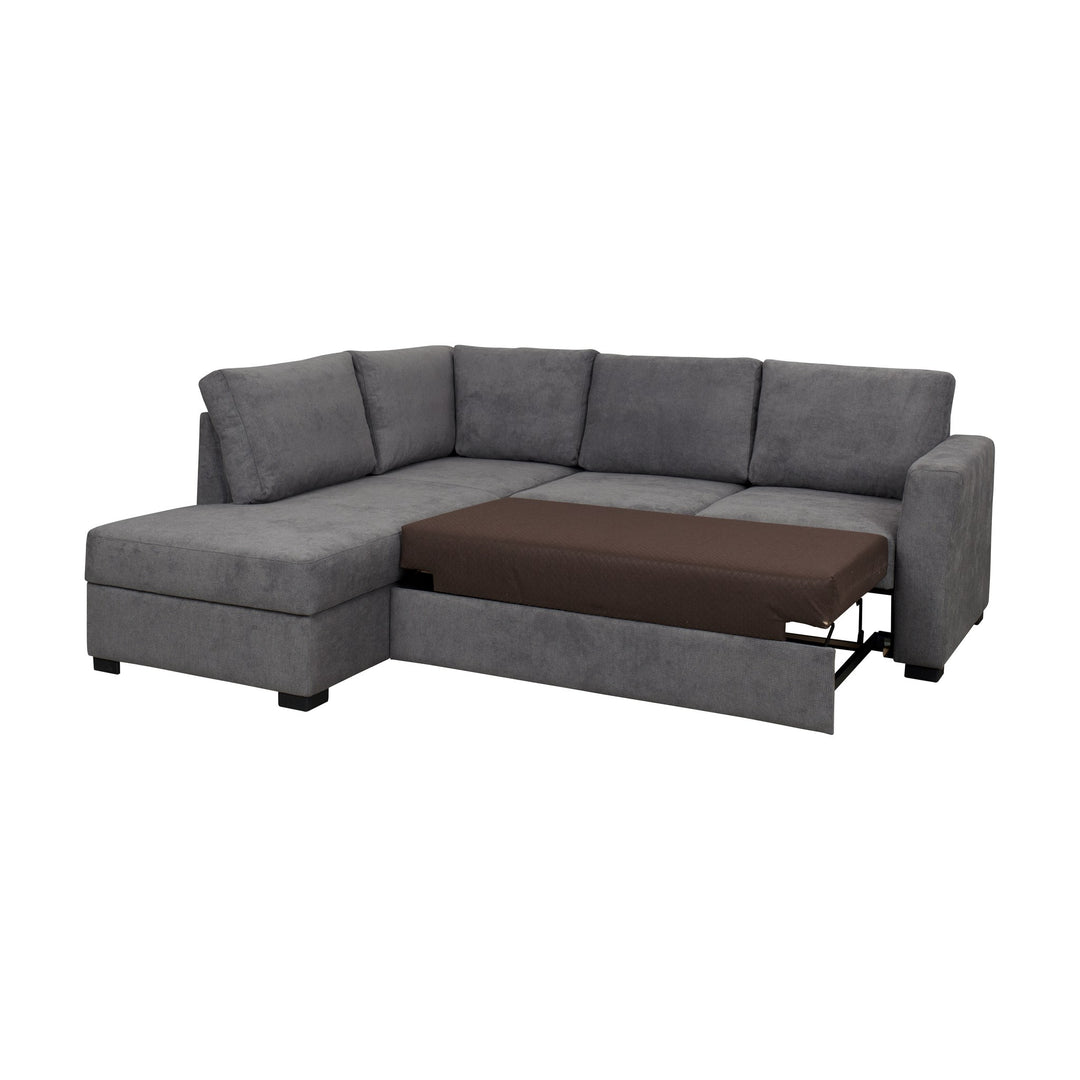 Fakta Sovesofa Hjørnesofa, boss 119, grey, venstrevendt – detaljbilde