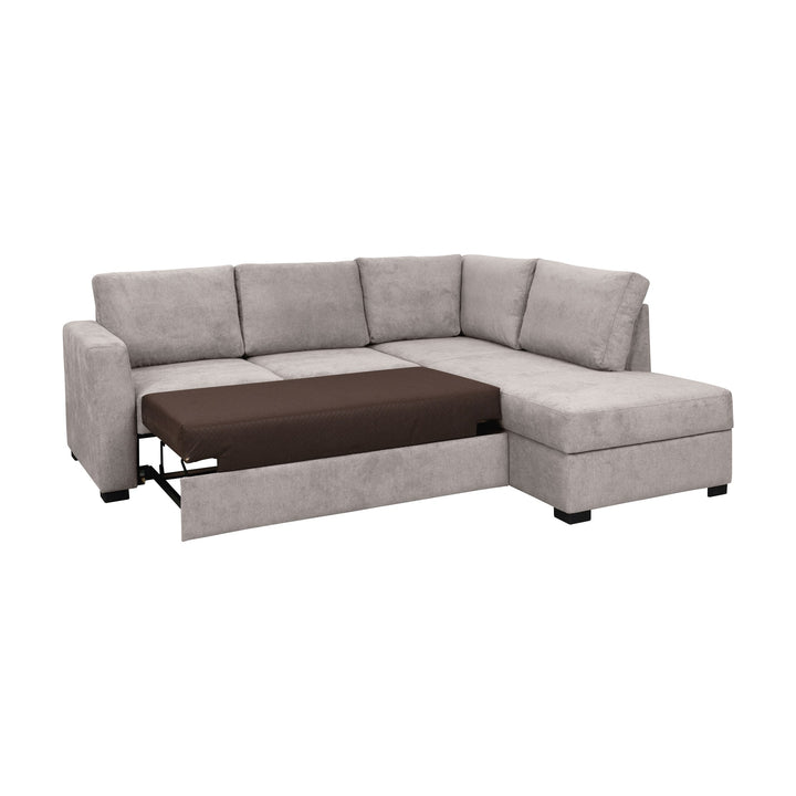 Fakta Sovesofa Hjørnesofa, boss 119, light grey, høyrevendt – detaljbilde