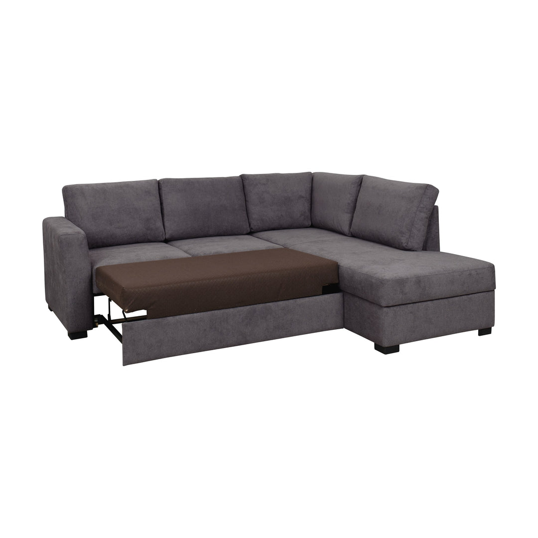 Fakta Sovesofa Hjørnesofa, boss 119, dark grey, høyrevendt – detaljbilde