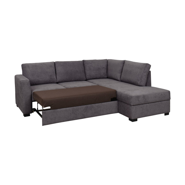 Fakta Sovesofa Hjørnesofa, boss 119, dark grey, høyrevendt – detaljbilde