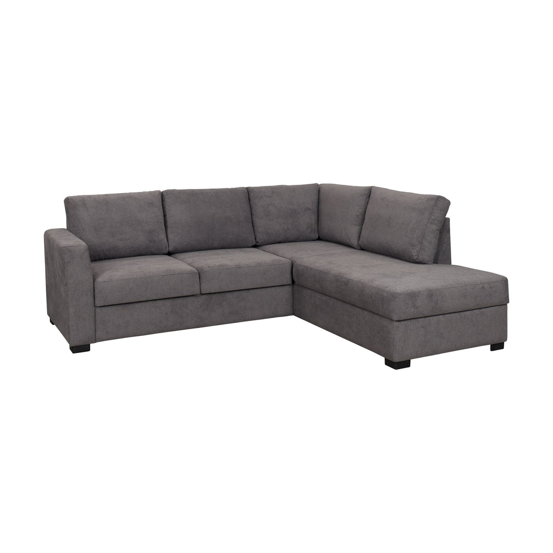 Fakta Sovesofa Hjørnesofa, boss 119, grey, høyrevendt