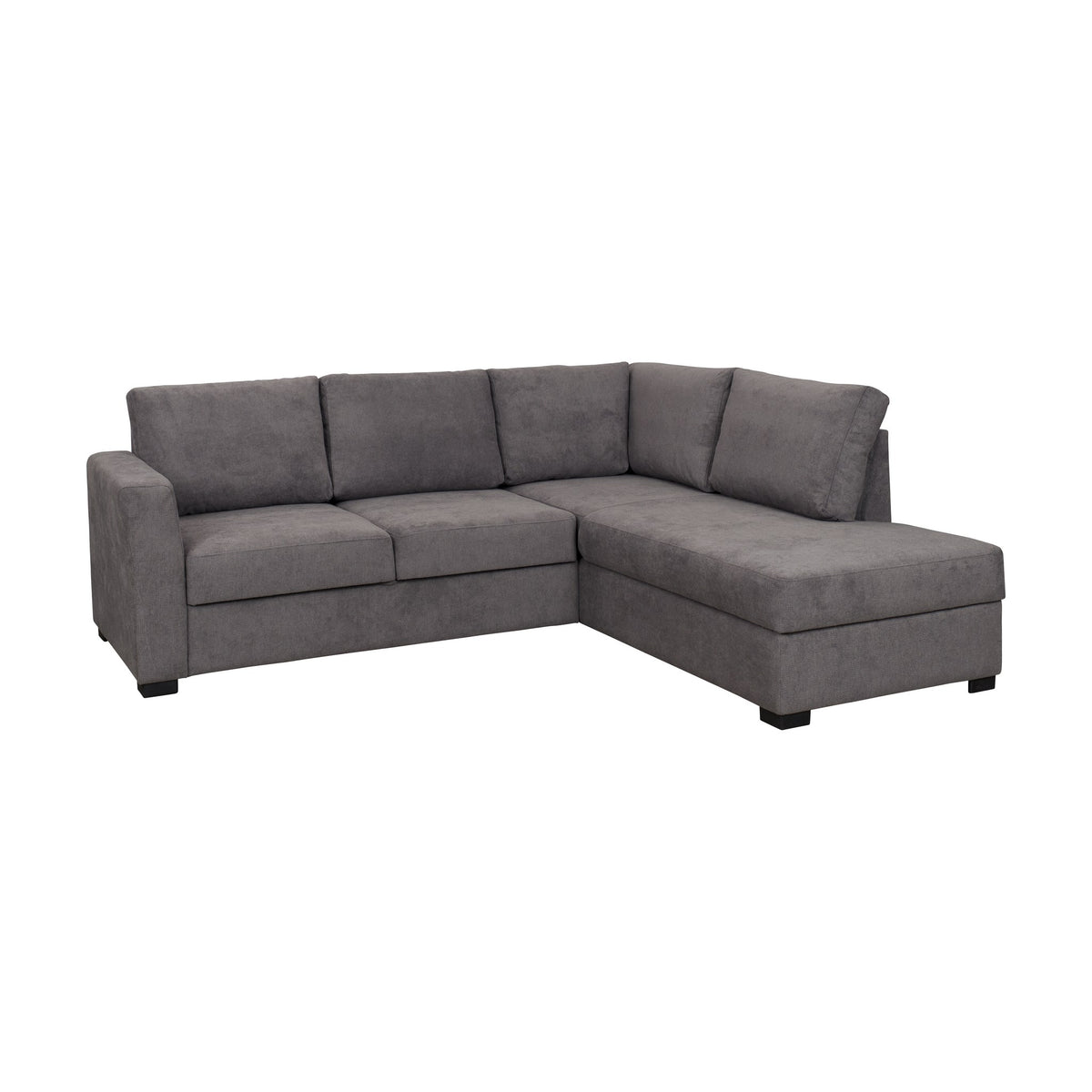 Fakta Sovesofa Hjørnesofa, boss 119, grey, høyrevendt