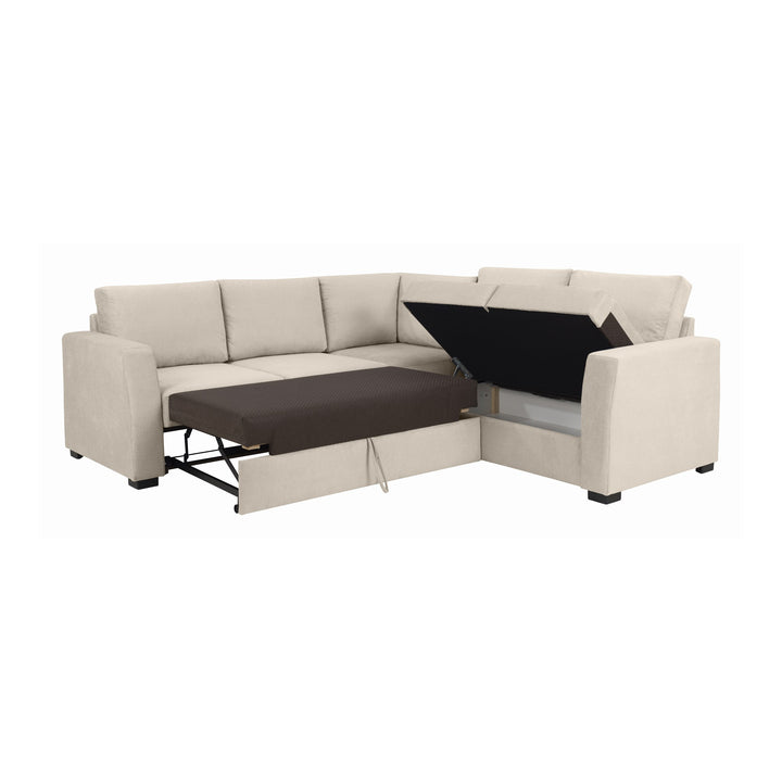 Fakta Sovesofa Hjørnesofa, boss 119, natur – detaljbilde