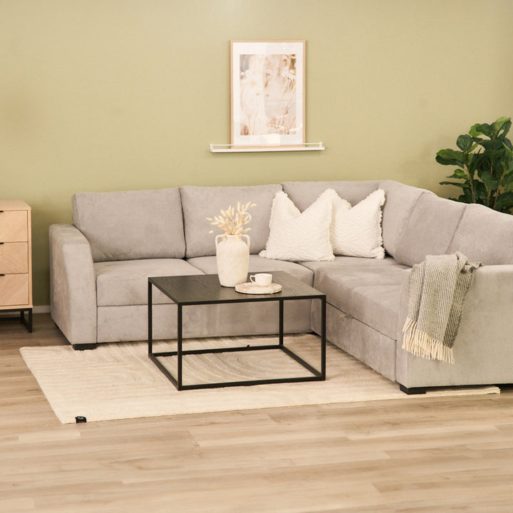 Fakta Sovesofa Hjørnesofa, boss 119, light grey – detaljbilde