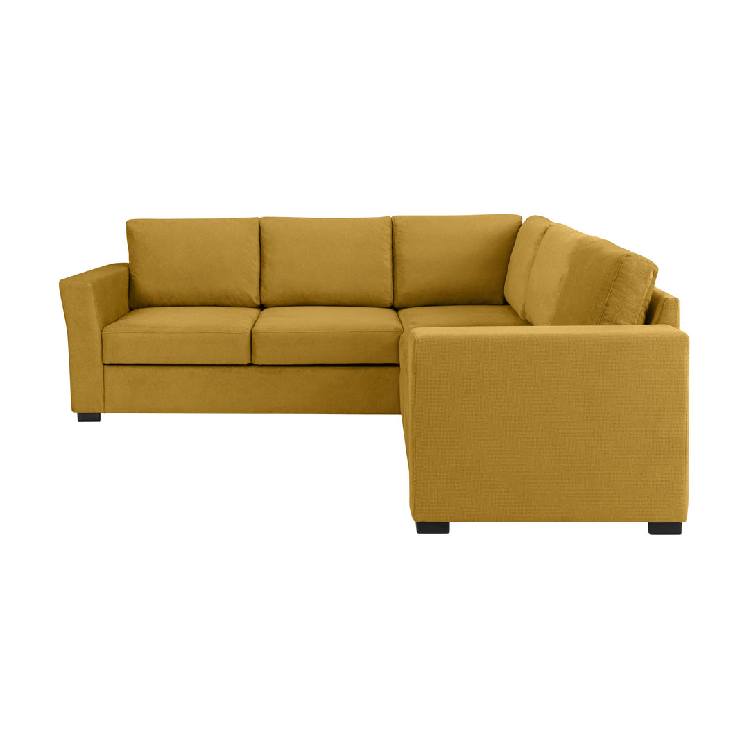 Fakta Sovesofa Hjørnesofa, boss 119, yellow – detaljbilde