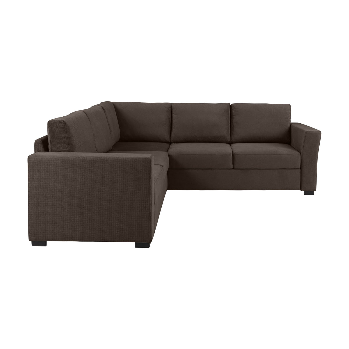 Fakta Sovesofa Hjørnesofa, boss 119, dark brown – detaljbilde