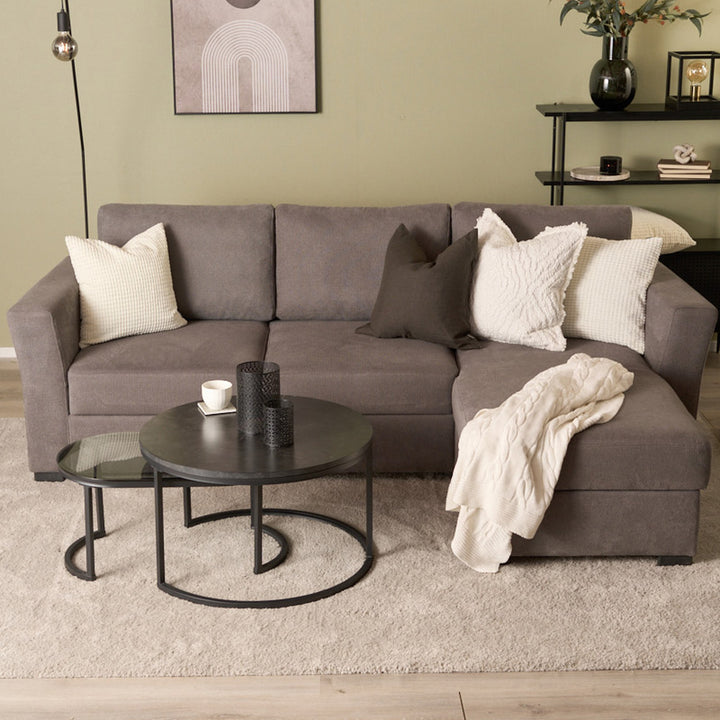 Fakta Sovesofa 3-Seter Hjørnesofa, boss 119, grey, høyrevendt – detaljbilde