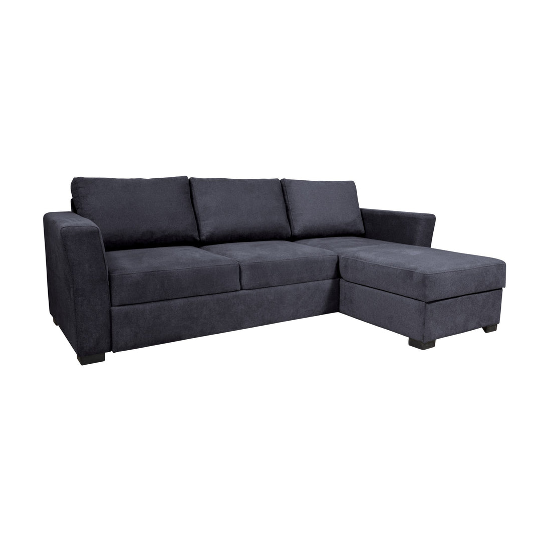 Fakta Sovesofa 3-Seter Hjørnesofa, boss 119, dark blue, høyrevendt