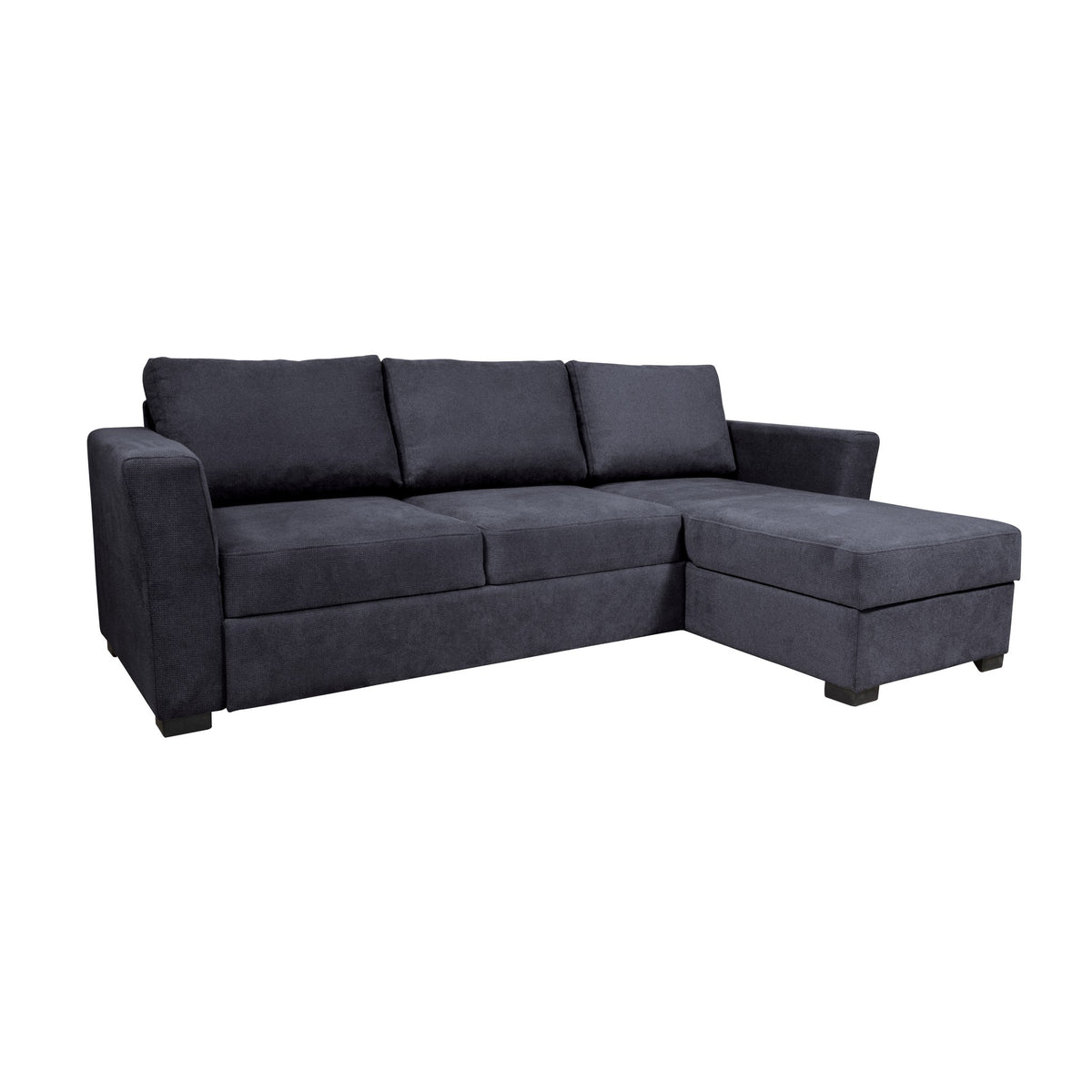 Fakta Sovesofa 3-Seter Hjørnesofa, boss 119, dark blue, høyrevendt