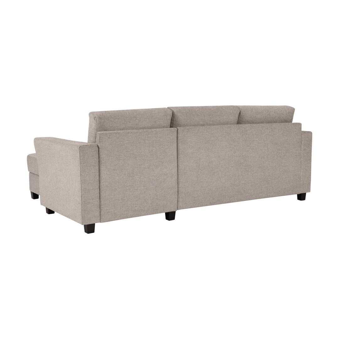 Fakta Sovesofa 3-Seter Hjørnesofa, soul, grey brown, høyrevendt – detaljbilde