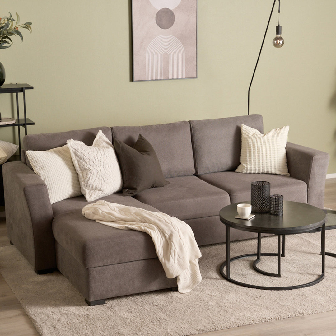 Fakta Sovesofa 3-Seter Hjørnesofa, boss 119, grey, venstrevendt – detaljbilde