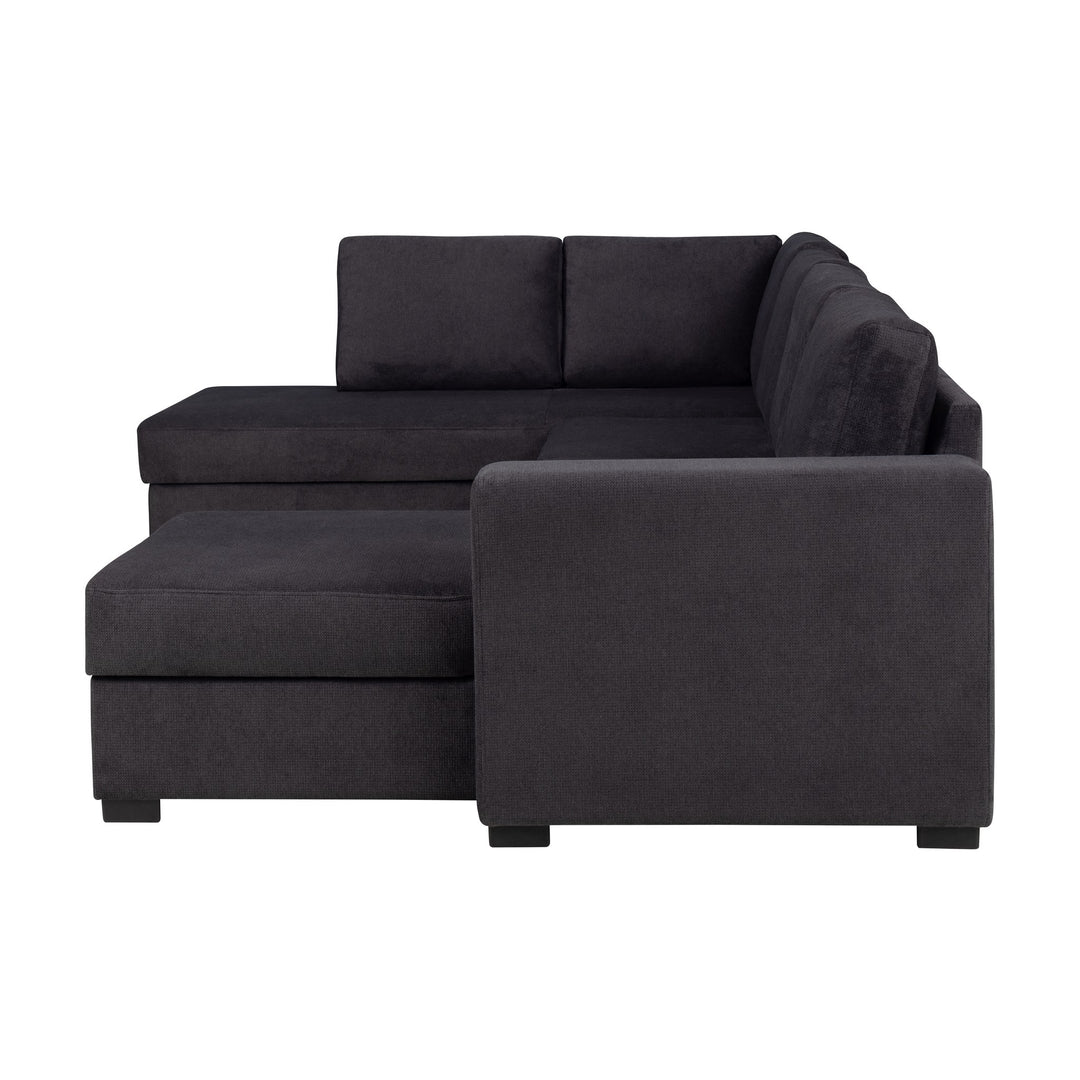 Fakta Sovesofa Hjørnesofa, boss 119, dark grey, venstrevendt – detaljbilde