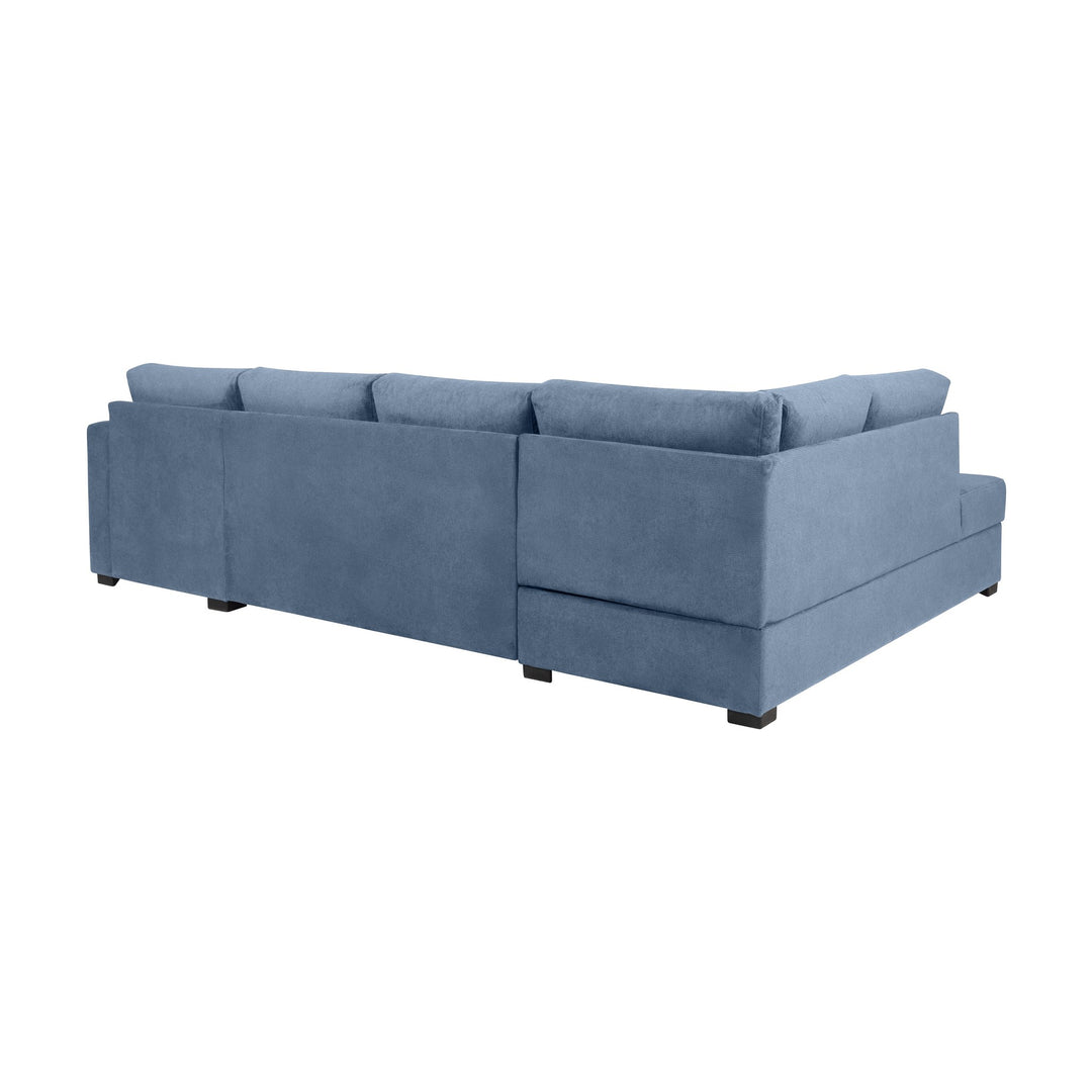 Fakta Sovesofa Hjørnesofa, boss 119, blue, venstrevendt – detaljbilde