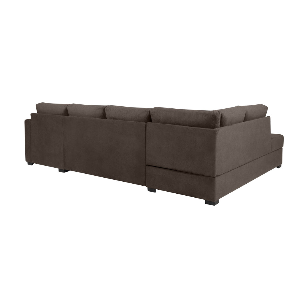 Fakta Sovesofa Hjørnesofa, boss 119, dark brown, venstrevendt – detaljbilde