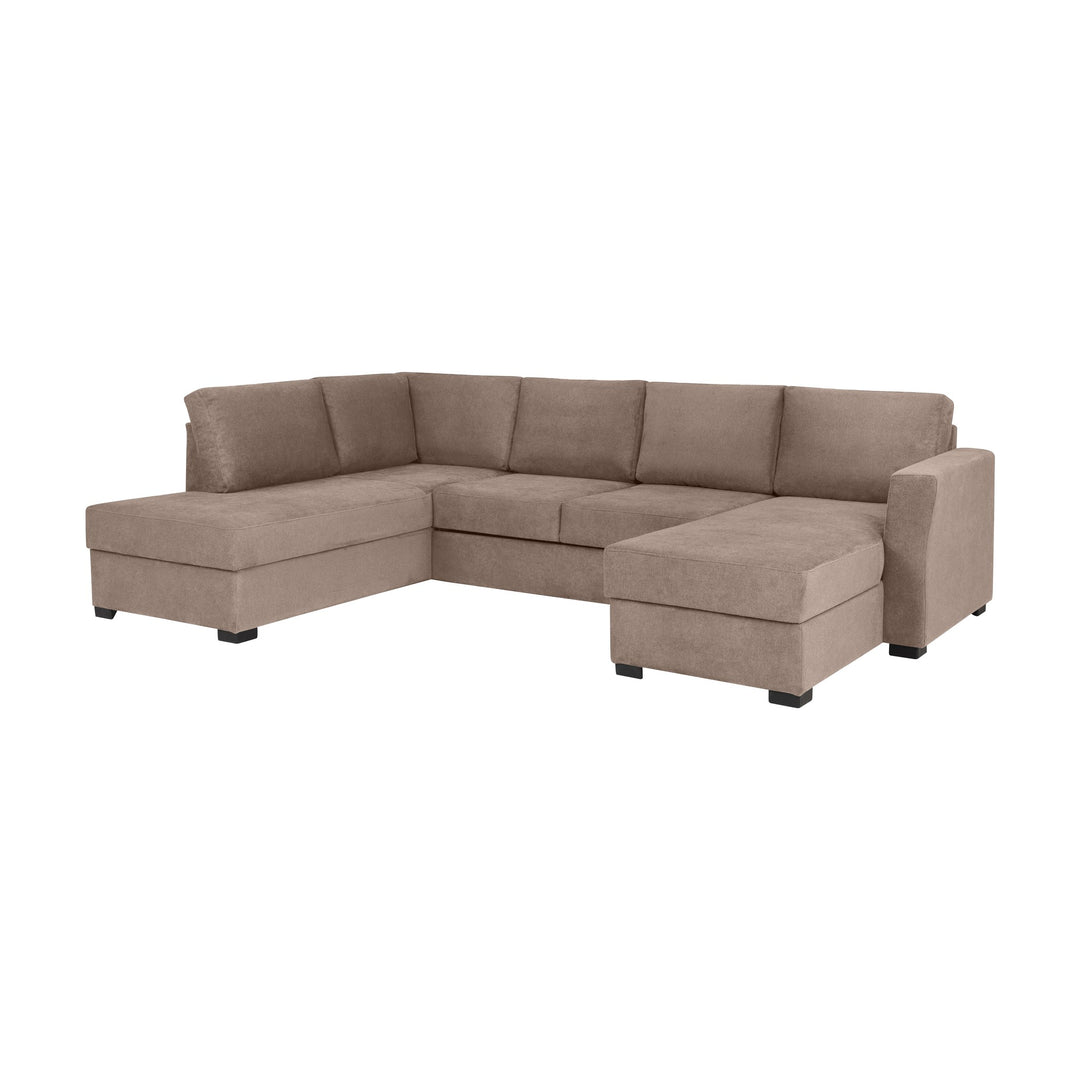 Fakta Sovesofa Hjørnesofa, boss 119, light brown, venstrevendt – detaljbilde