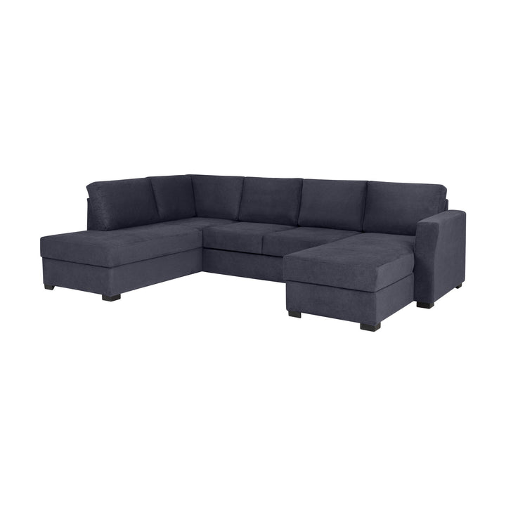 Fakta Sovesofa Hjørnesofa, boss 119, dark blue, venstrevendt – detaljbilde