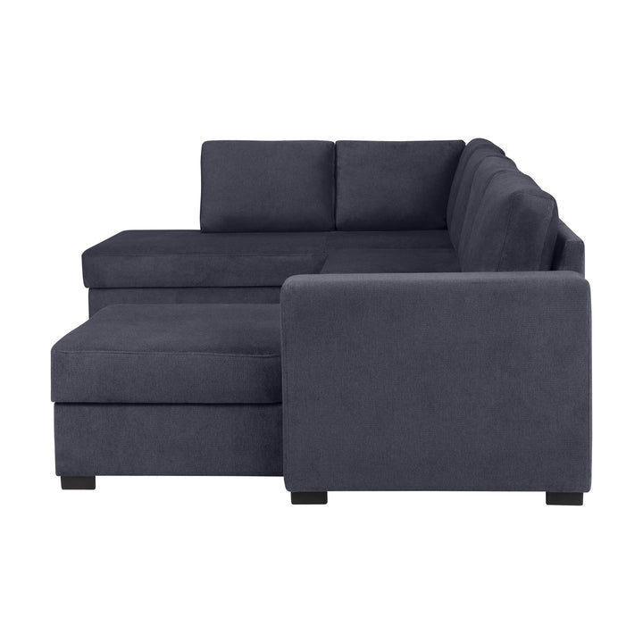 Fakta Sovesofa Hjørnesofa, boss 119, dark blue, venstrevendt – detaljbilde