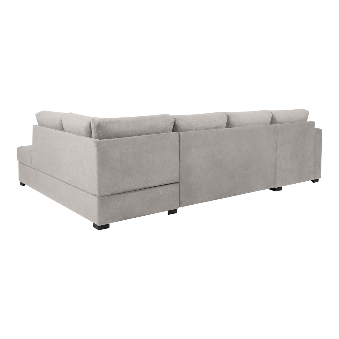 Fakta Sovesofa Hjørnesofa, boss 119, light grey, høyrevendt – detaljbilde