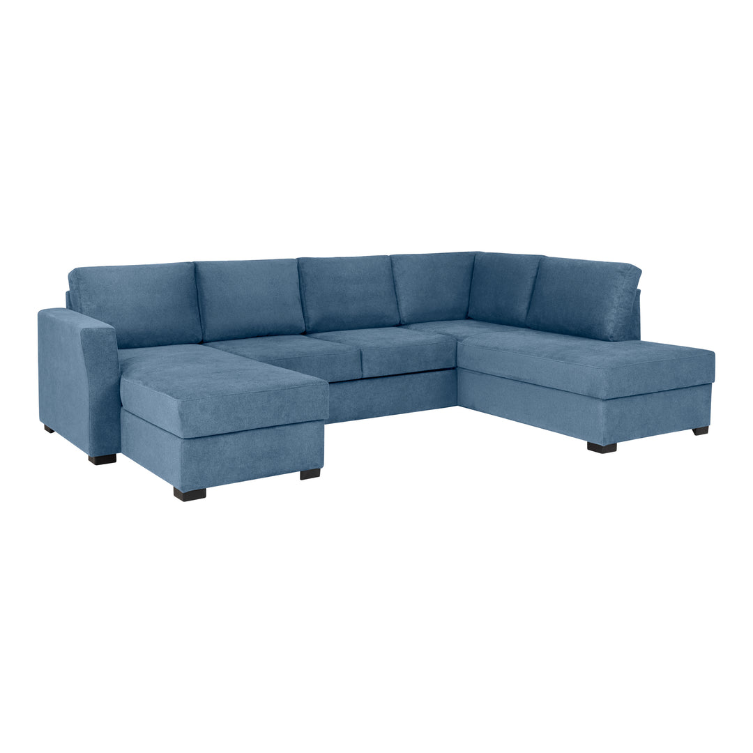 Fakta Sovesofa Hjørnesofa, boss 119, blue, høyrevendt – detaljbilde