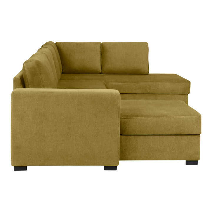 Fakta Sovesofa Hjørnesofa, boss 119, green, høyrevendt – detaljbilde