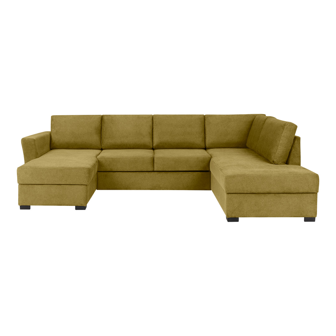 Fakta Sovesofa Hjørnesofa, boss 119, green, høyrevendt