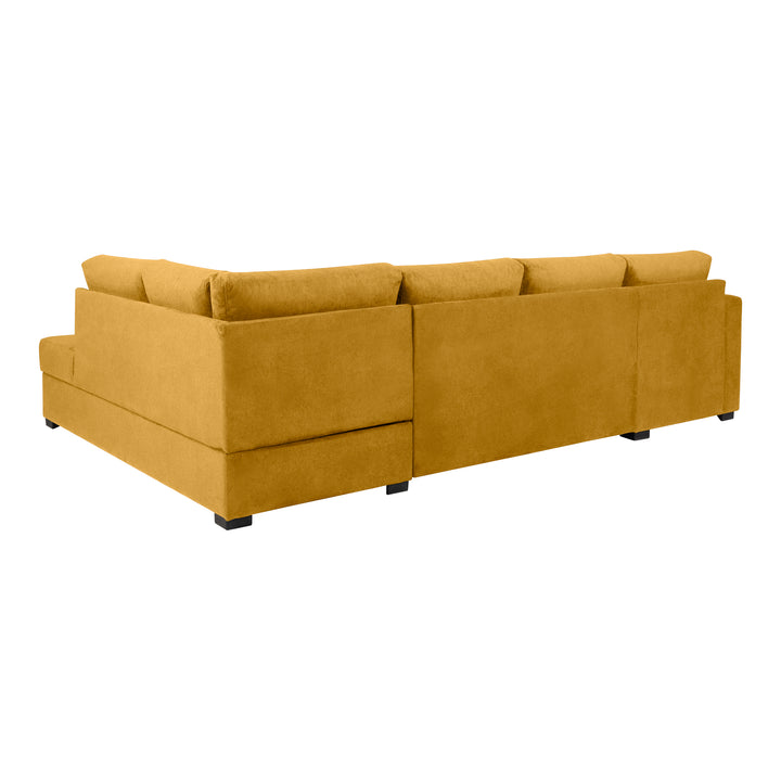 Fakta Sovesofa Hjørnesofa, boss 119, yellow, høyrevendt – detaljbilde